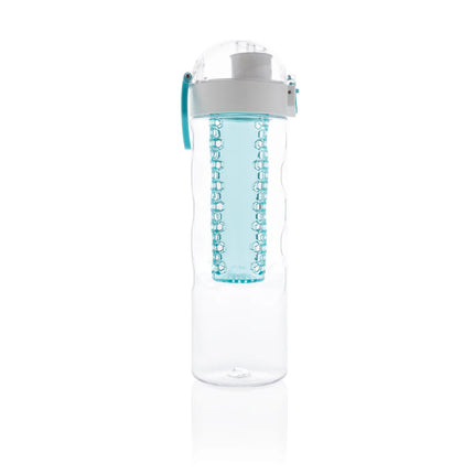  with a mesh infuser and secure lid for fresh fruit infusion.