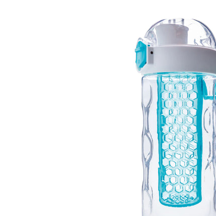 XD Xclusive honeycomb lockable leak-proof infuser bottle for tea and fruit infusion