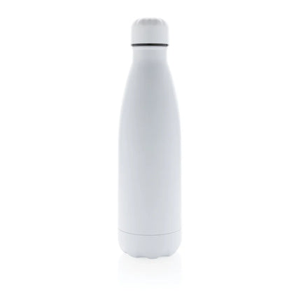 Stainless steel 500ml vacuum drinkware bottle in solid color from XD Collection