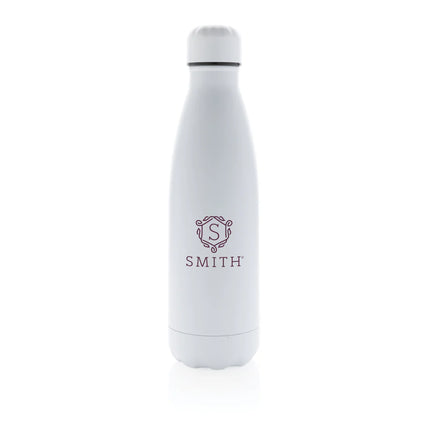 Solid color stainless steel vacuum bottle