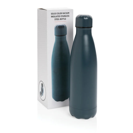 Solid color stainless steel vacuum drinkware bottle by XD Collection