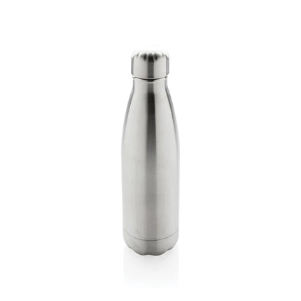 Stainless steel vacuum insulated drinkware bottle from XD Collection with a sleek
