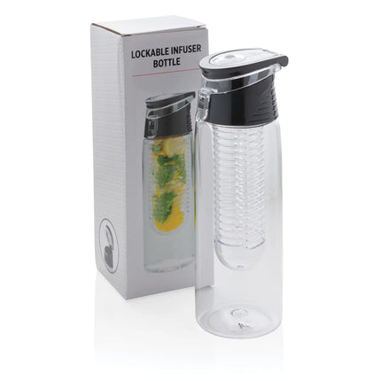 Lockable infuser bottle from XD Collection drinkware
