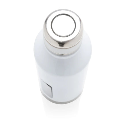 Leak-proof XD Collection vacuum bottle with logo plate