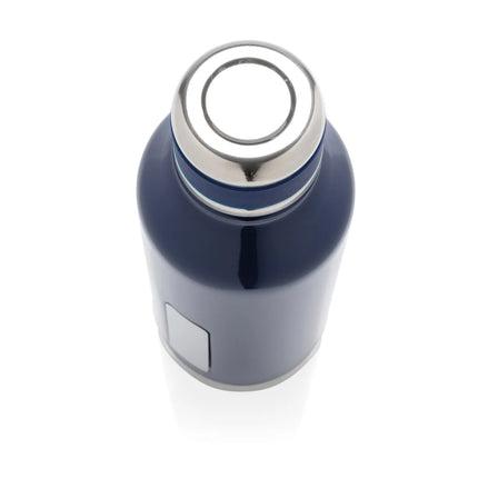 Leak-proof XD Collection vacuum bottle with logo plate