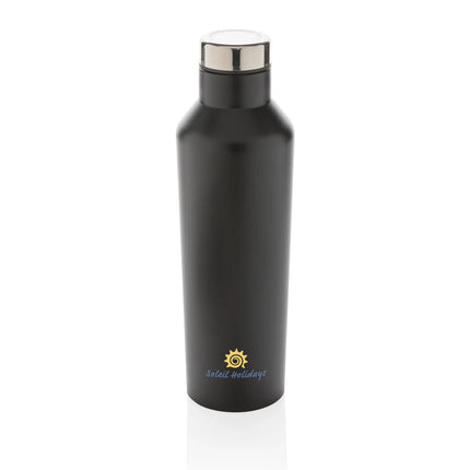  insulated drinkware with sleek silver finish.