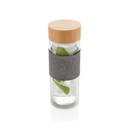 Double wall borosilicate glass bottle from XD Collection