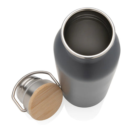  featuring a sleek design and eco-friendly bamboo top.