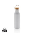 Stainless steel,Bamboo / white / 7.1 x 7.1 x 24 x ø 7.1 cm