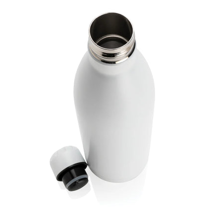 Stainless steel 1L vacuum drinkware bottle from XD Collection in solid color