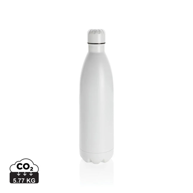 Solid color XD Collection stainless steel vacuum 1L bottle for drinks