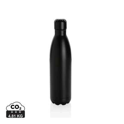 Solid color stainless steel vacuum bottle