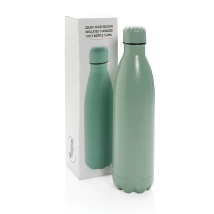 Stainless steel 750ml vacuum drinkware bottle in solid color from XD Collection