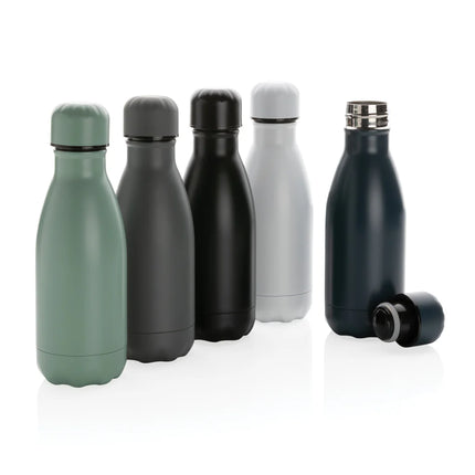 Solid color stainless steel vacuum bottle