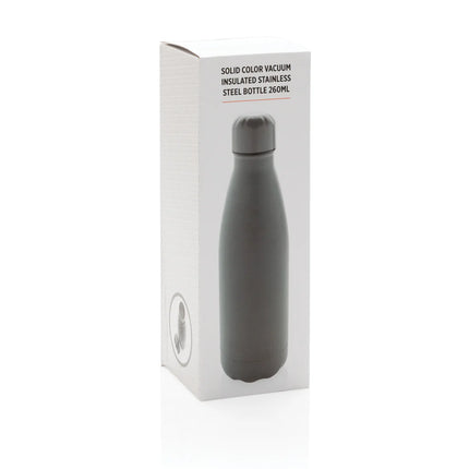 Solid color stainless steel vacuum bottle by XD Collection