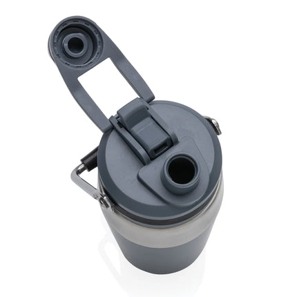 Stainless steel vacuum dual-function lid bottle by XD Collection