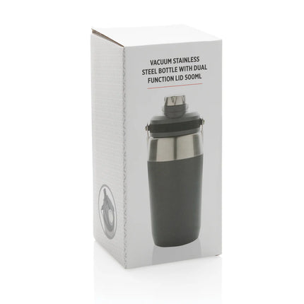Stainless steel XD Collection dual-function lid bottle