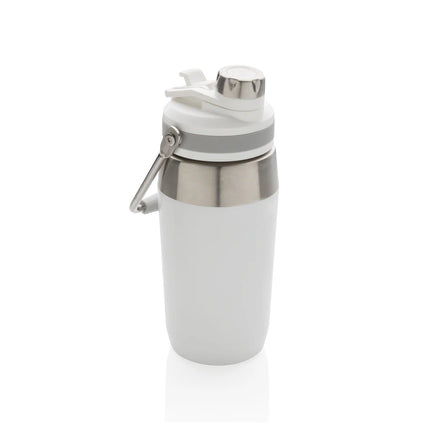  500ml drinkware with a sleek design and secure cap.