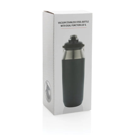  showcasing sleek drinkware with a secure lid and dual-use design.