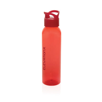 XD Collection Oasis RCS recycled pet water bottle 650ml drinkware with a transparent design and eco-friendly features.