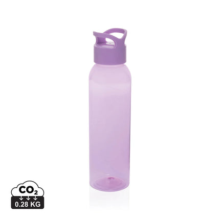 XD Collection Oasis RCS recycled 650ml pet water bottle in clear drinkware with a reusable design and eco-friendly features.