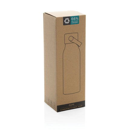XD Collection Pluto RCS certified recycled aluminium 680ml water bottle