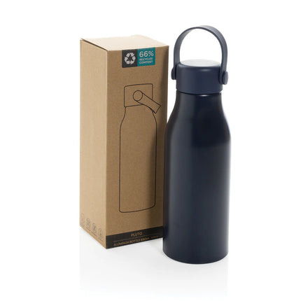 Pluto RCS Certified recycled aluminium 680ml drinkware bottle by XD Collection