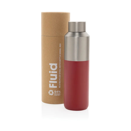 XD Collection Fluid RCS certified recycled steel water bottle