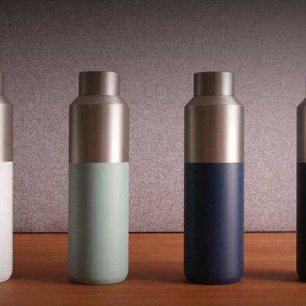 600ml XD Collection Fluid RCS certified recycled steel water bottle