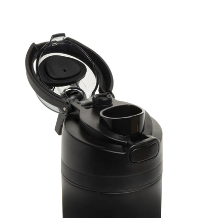  stainless steel drinkware with secure lid for beverages.