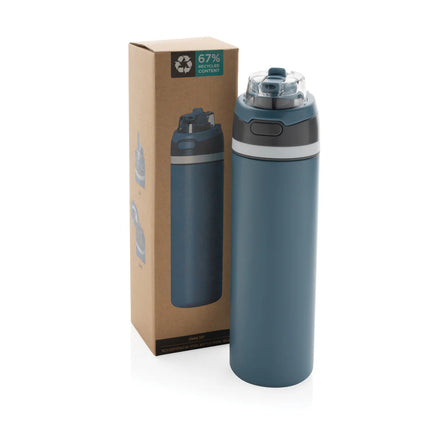  drinkware with secure lid and sleek steel design.