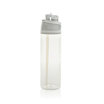 XD Collection Omni Sip RCS RPET 800ML water bottle in transparent green with a screw-top lid