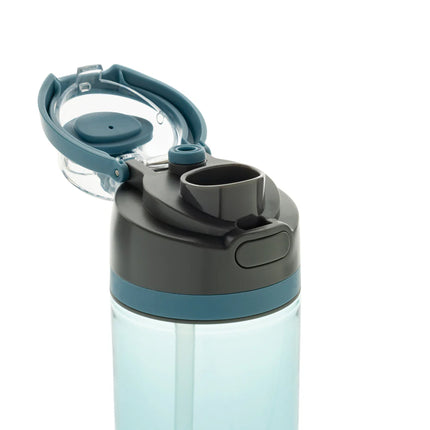 XD Collection Omni Sip RCS RPET 800ML water bottle in clear drinkware with a screw-on lid and ergonomic design.