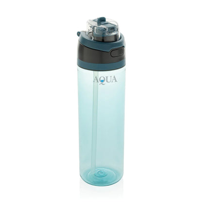  clear drinkware with a screw-top lid and ergonomic design.