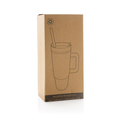 XD Collection Tana RCS 900ml plastic tumbler with handle
