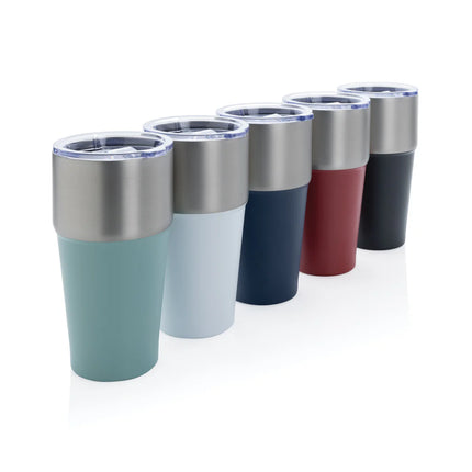 XD Collection Fluid RCS certified recycled steel tumbler 500ml