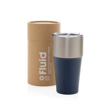 XD Collection Fluid RCS certified recycled steel tumbler