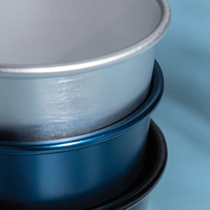  eco-friendly aluminium cup on a white background.