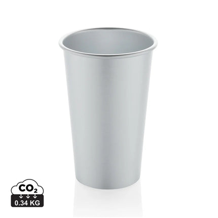 Aloe RCS recycled aluminium 450ml lightweight cup from XD Collection