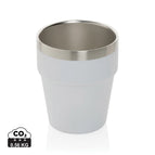 Recycled Stainless steel / white / 9.7 x ø 8.3 cm