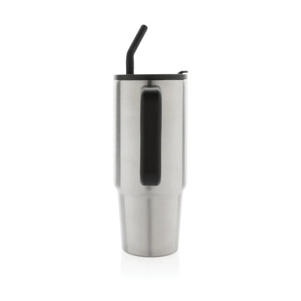  with a sleek design and spill-proof lid for hot and cold drinks.
