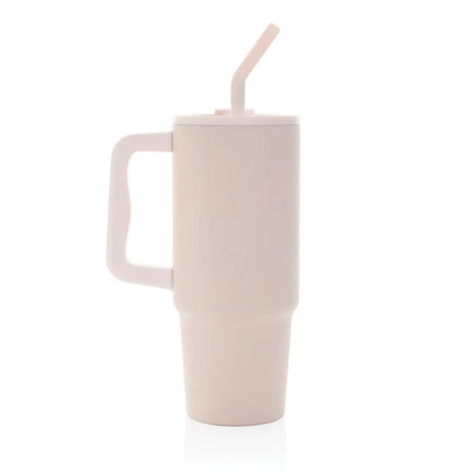  shown with a sleek design and spill-proof lid.