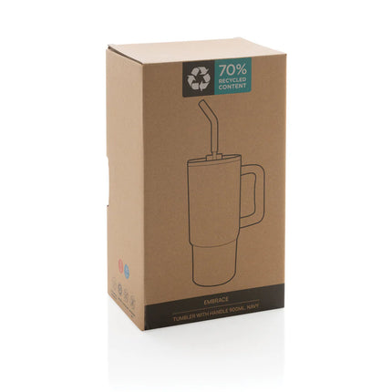 Embrace deluxe RCS recycled stainless steel tumbler 900ml from XD Collection