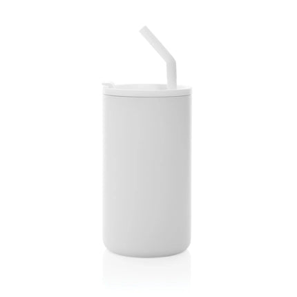  cube-shaped drinkware with RCS certification for sustainable use.