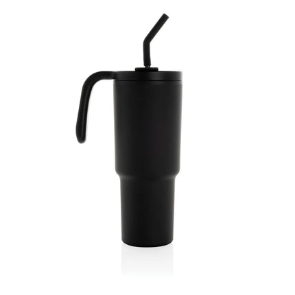XD Collection Graphic 360 RCS certified recycled steel tumbler 900ml for drinks