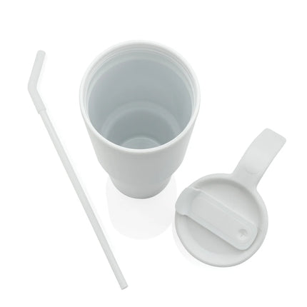 XD Collection Graphic 360 RCS certified recycled steel tumbler 900ml for drinks