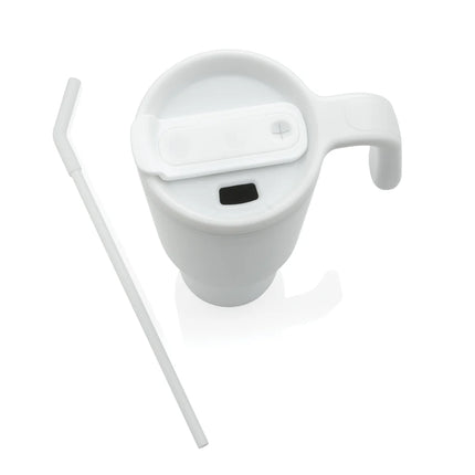  900ml drinkware with a sleek steel finish and eco-friendly design.