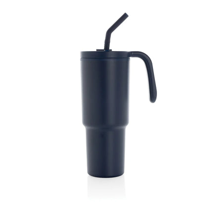 XD Collection Graphic 360 RCS certified recycled steel tumbler 900ml for drinking