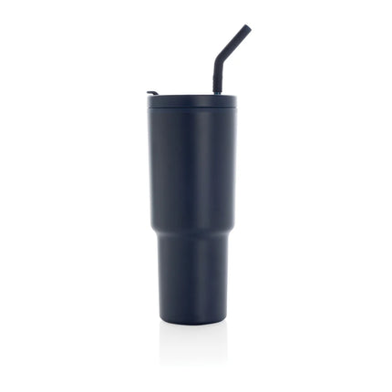XD Collection Graphic 360 RCS certified recycled steel tumbler 900ml for drinks