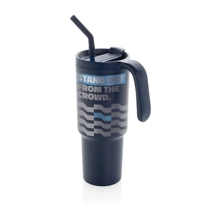  900ml drinkware with a sleek metallic finish.